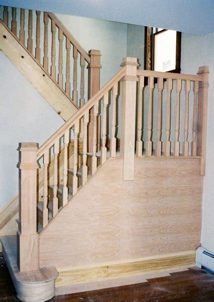 Wood Balusters Stair Rail Design