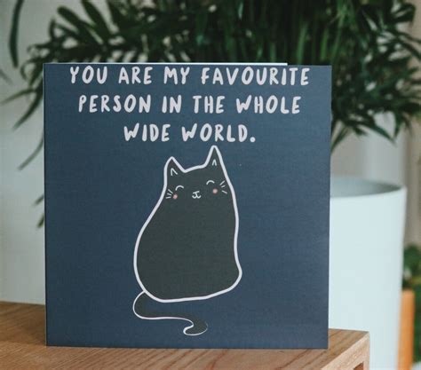 You Are My Favourite Person In The Entire World Card Cute Etsy
