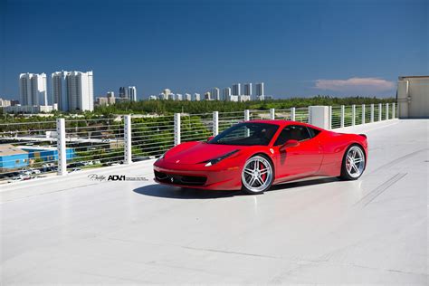 Check spelling or type a new query. Red Ferrari 458 Italia - ADV05 Track Spec CS Wheels - Brushed Aluminum