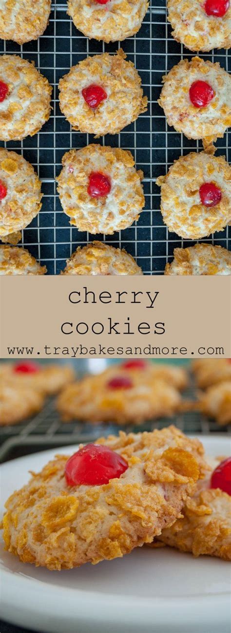 Quick And Easy Cookies Rolled In Crushed Cornflakes And Topped With