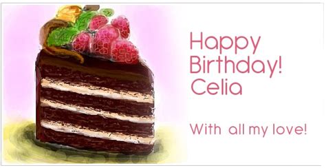 Happy Birthday Celia Pictures Congratulations