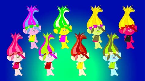 Trolls Movie Coloring Princess Poppy - Trolls Transformation Color | Trolls movie, Princess ...
