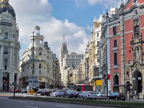 Madrid City Capital Of Spain World For Travel