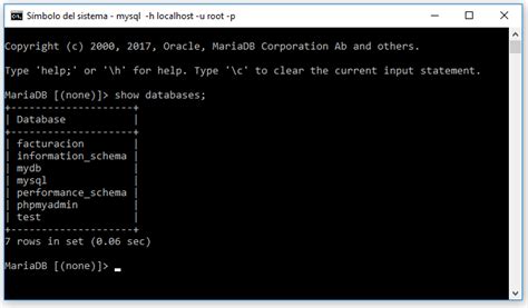 Comandos básicos de Mysql desde consola Windows Blog de Tecnologia