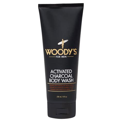 Woodys Activated Charcoal Body Wash Beauty Care Choices