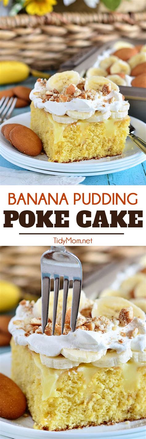 Banana Pudding Poke Cake TidyMom