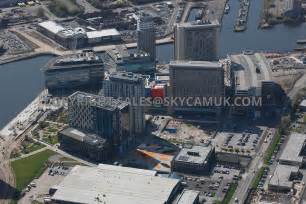 Aerial Photography Of Manchester Bbc Studios Media City Salford Quays