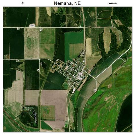 Aerial Photography Map Of Nemaha Ne Nebraska