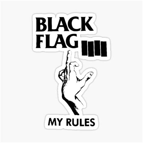 Black Flag Sticker By Joshuatims Redbubble