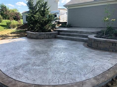 Concrete terrace design is the most economical but still attractive. Stamped Concrete Patio DC | Stamped concrete service in ...