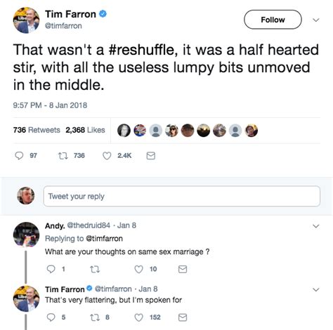 Three Quips About Tim Farron And Gay Sex Thatll Make You Laugh Or Your