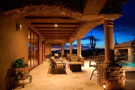 Tuscan Style Outdoor Living In Gold Canyon Traditional