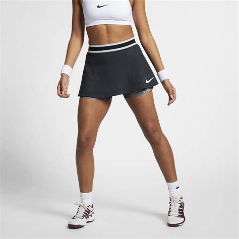 Nike Womens Dri Fit Tennis Skort Blackoxygen Purple