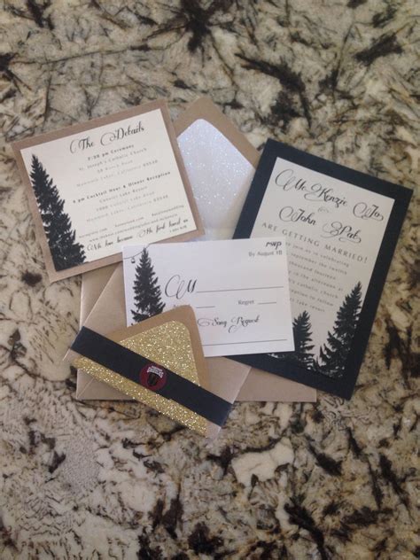 Glitter outdoor wedding invitations | Outdoor wedding invitations, Wedding invitations, Outdoor ...