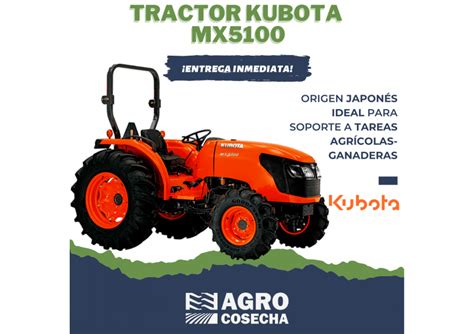 Tractor Kubota Mx5100 Nuevo Tracción Doble Agrofy