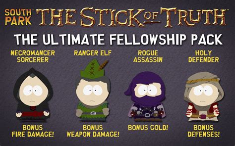 South Park Stick Of Truth Characters South Park The Stick Of Truth