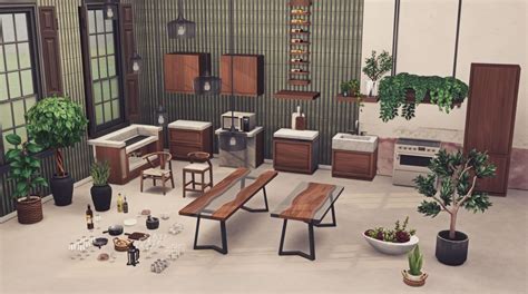 The Kichen Felixandre Sims 4 Kitchen Mod Furniture Sims 4