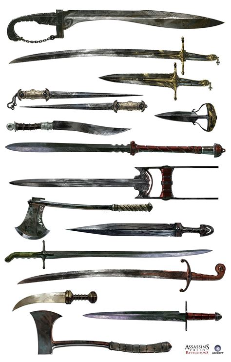 Assassins Creed Revelations Templar Weapons Concept Art 1196 X