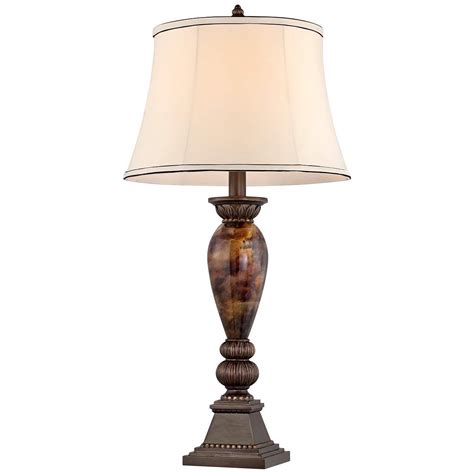 Kathy Ireland Home Mulholland 33 High Marbleized Finish Table Lamp