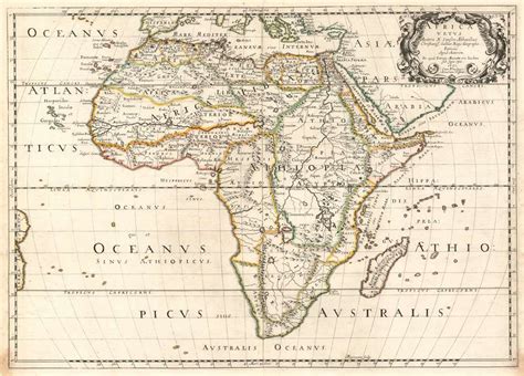 Africa Vetus Geographicus Rare Antique Maps