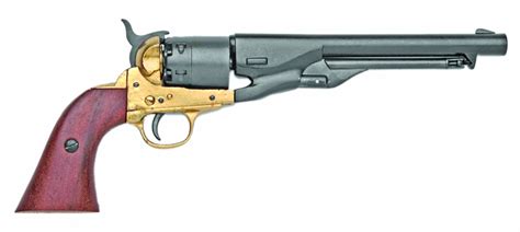Civil War M1860 Brass Finish Pistol The United States Replica Gun Company