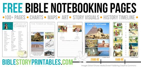 Free Bible History Notebooking Pages Homeschool Giveaways