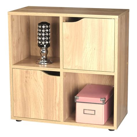 4 6 9 Wooden Cube Storage Unit Display Shelves Cupboard Doors Bookcase