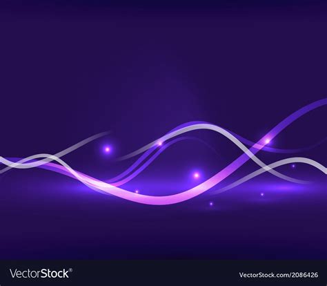 Abstract Glowing Lines Royalty Free Vector Image