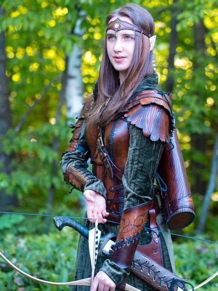 Elvin Archer Leather Armor By Lagueuse Leather Armor Larp Costume