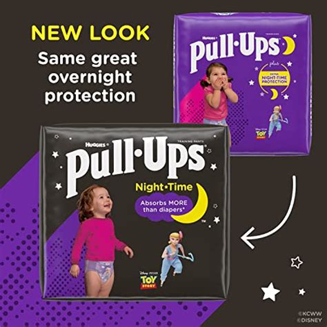 Pull Ups Night Time Girls Training Pants 3t 4t 60 Ct Pricepulse