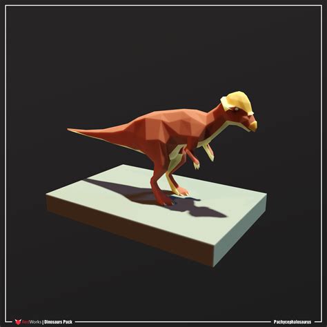 Artstation Low Poly Dinosaurs Pack Resources