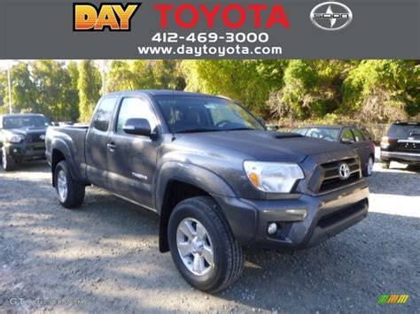 2014 Magnetic Gray Metallic Toyota Tacoma V6 Trd Sport Access Cab 4x4