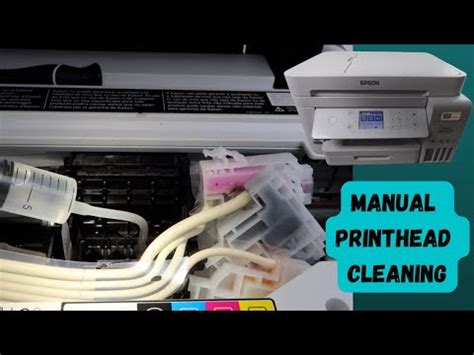 How To Clean The Printhead Manually Epson ET YouTube