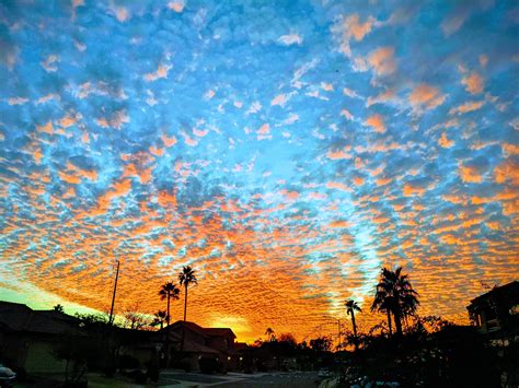 My Son Called It A Cobblestone Sunset Phoenix Has Some Amazing Sunsets