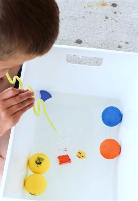 Objects that are more dense than water sink. Sink or Float Experiment for Toddlers and Preschoolers ...