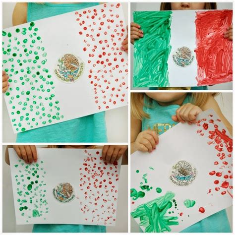 Mexican Flag Craft For Cinco De Mayo What Can We Do With Paper And Glue