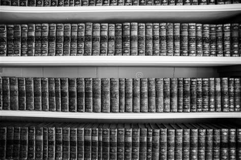 Old Books In An Ancient Library Stock Photo Image Of Texts English