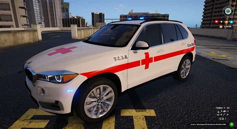 7 pcs real carbon fiber black/silver. BMW X5 Cruz Roja Española of Spain/EspañaFiveM-Replace 1 ...