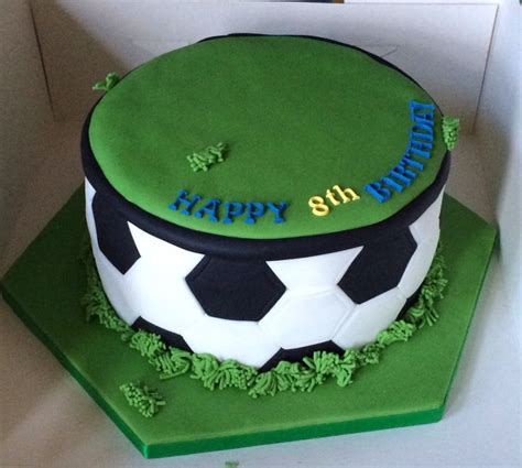 Apart from the ball design, a football cake may also depict a stadium with two goals on each side and players battling it out in the. Pin by Lindsey Brearley on Cakes I've made. | Pinterest