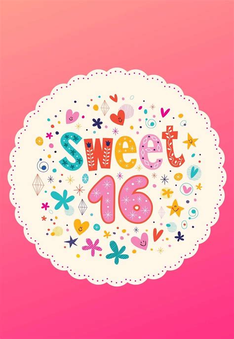 Sweet 16 And 16 Year Old Printable Birthday Cards Free — Printbirthday