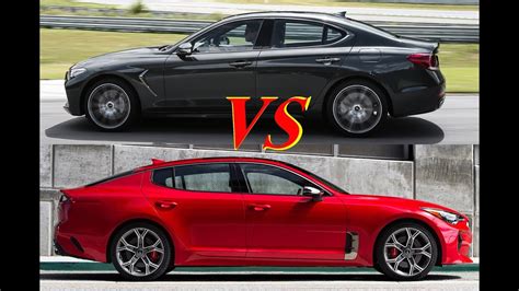 2019 Genesis G70 Vs 2018 Kia Stinger Whats The Difference Youtube
