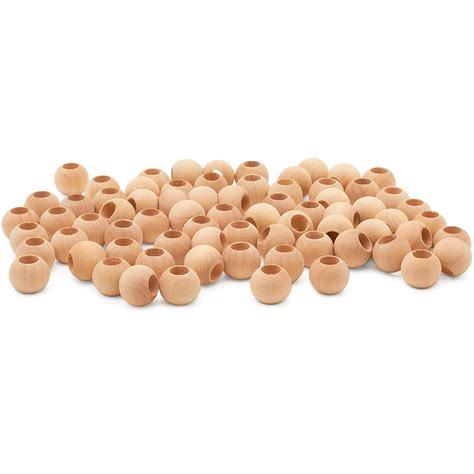 Wooden Beads 14mm 916 X 532 Hole Unfinished Etsy