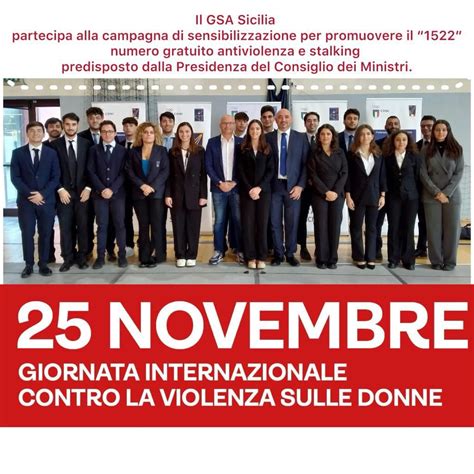 Il GSA Sicilia Partecipa Alla Campagna Di Sensibilizzazione Per Promuovere Il