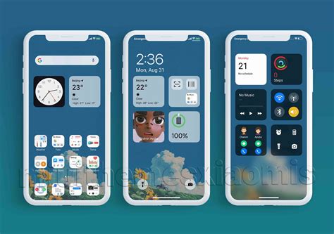 Ios 14 Miui Theme With A Iphone Experience For Miui 12 Miui 11 Xiaomi