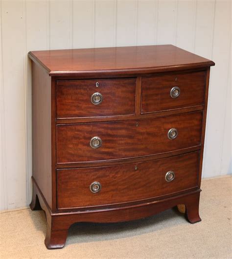 Edwardian Mahogany Bow Front Chest Of Drawers Antiques Atlas