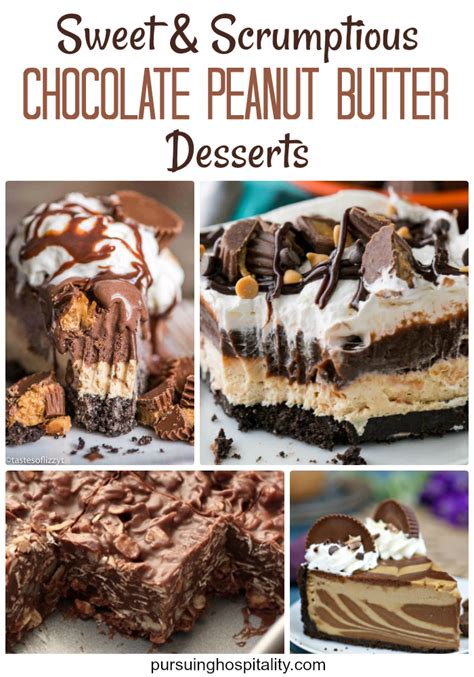 Sweet And Scrumptious Chocolate Peanut Butter Desserts Peanut Butter