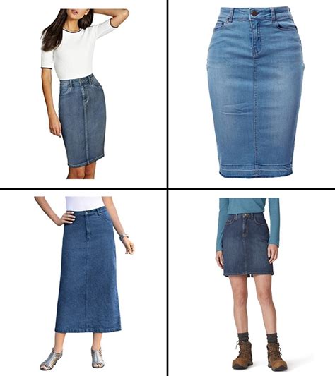 2021 New Spring Summer Vintage Womens Denim Skirt Office Lady High Wasit Jeans Skirt Female