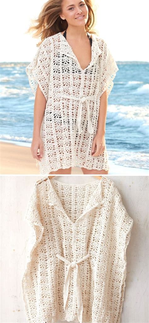 beautiful beach crochet cover up patterns pattern center