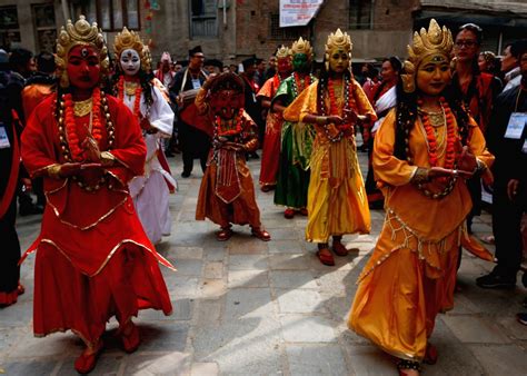 nepal kathmandu festival yomari punhi
