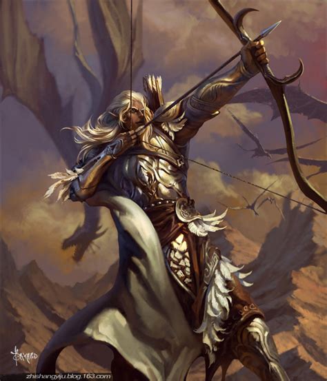 Archer By Bayardwu On Deviantart Dark Fantasy Heroic Fantasy Fantasy